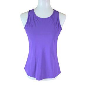 CVG Purple Athletic Racerback Tank Top Stretchy Workout‎ Gym Wear Small